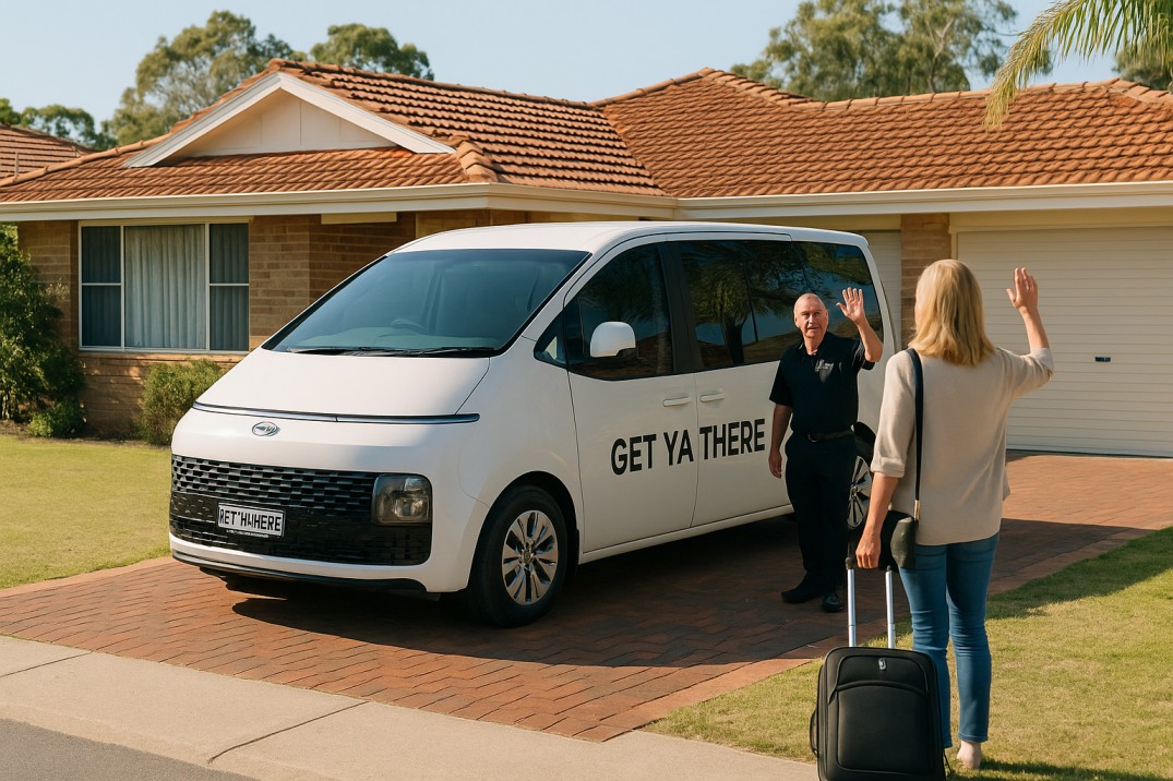 Airport shuttle Mandurah booking guide Get Ya There van pickup